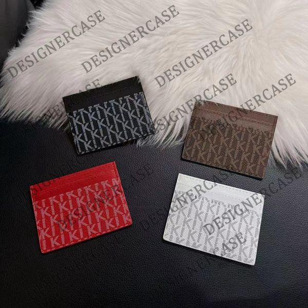Top Designer Work Bus Credit Card Holder Cases Mini Wallet Excellent Quality Leather Brand Card Holder Purse Holders With Box Packing LC