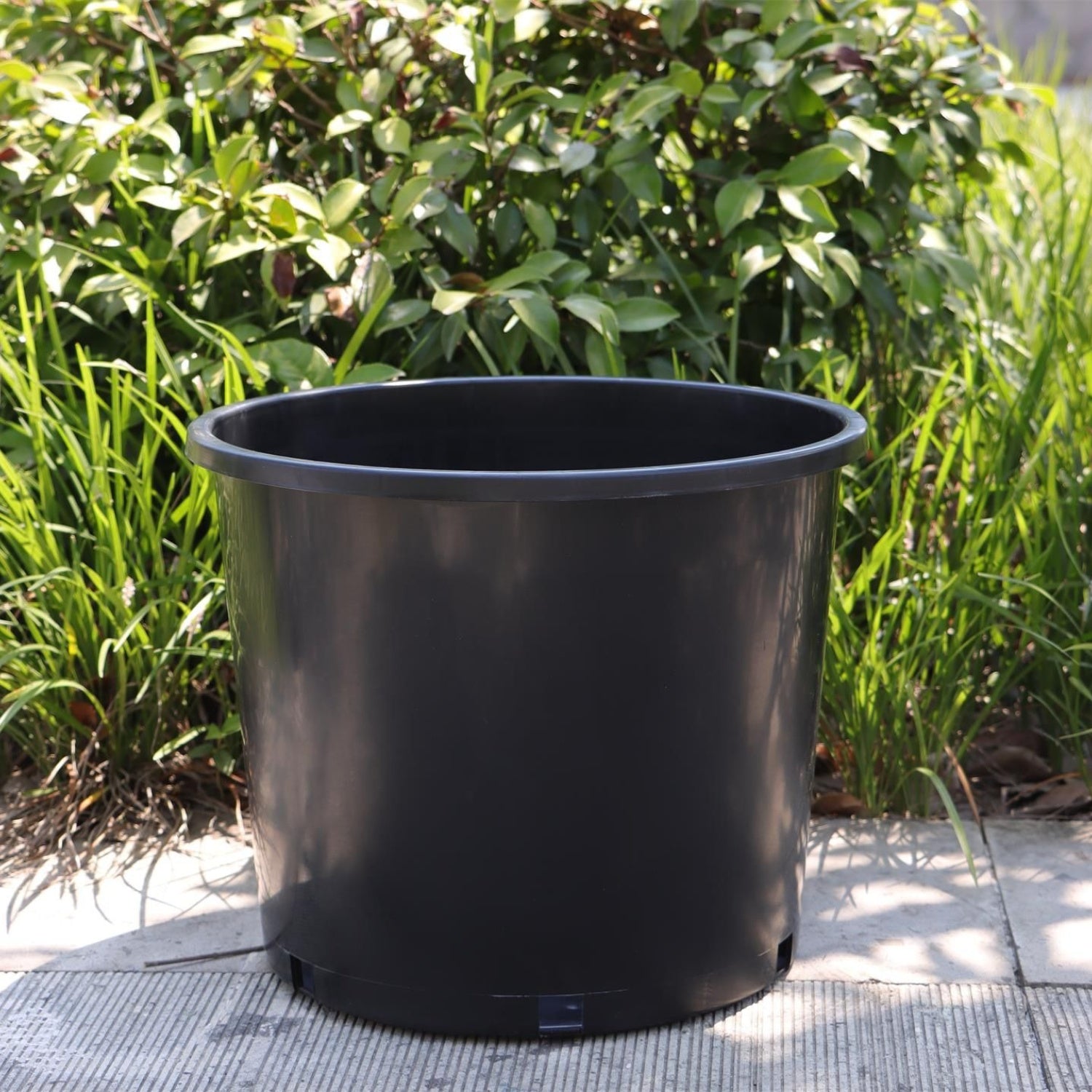 TEMU 10-pack Heavy-duty 15 Gallon Nursery Pots - Large Planters With Drainage Holes, Lightweight Thermoformed Design For Indoor-outdoor Gardens, ,