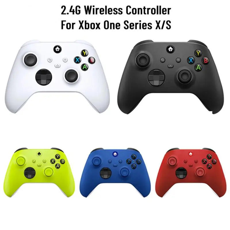 2.4G Wireless Gamepad Controller for Xbox One Series X-s Joystick Add Turbo 6-Axis Vibration Anti-Skid Gamepad for Windows Pc 240617