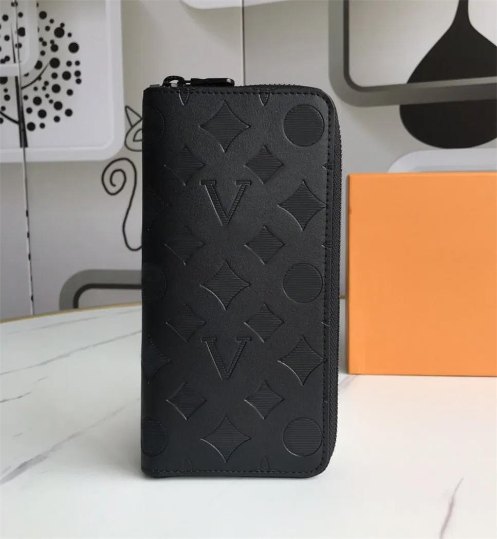Designer wallets luxury Brazza purse mens womens clutch bags Highs quality flower letter coin purses long card holders with original box dust bag M6