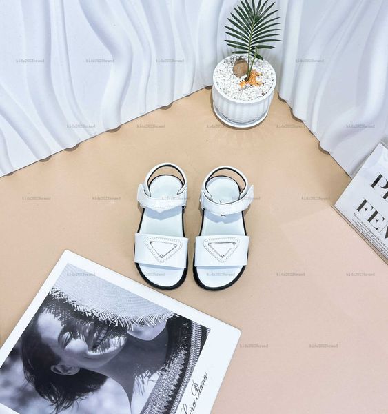 New Kids Sandals Geometric logo decoration Girl Slippers Cost Price Size 26-35 Including shoe box Summer Child