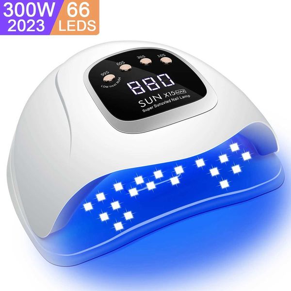 UV LED lamp for nail dryer with 1m cable nail drying lamp 66LED UV gel varnish with LCD display UV lamp M241123