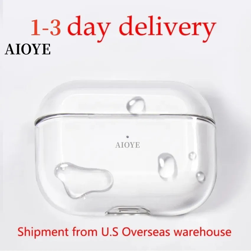 USA Stock For Airpods pro 2 3 4 5 air max earphones Accessories airpods 4 Silicone Cute Protective Headphone Cover air pro 2nd Generation Shockproof