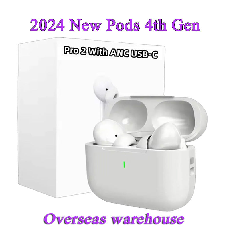 USA Stock Pods 4th Gen Pods Pro 2 USB C ANC Wirless earphones real serial NO.connect Rename Wireless Bluetooth Headphones In-Ear Pods 3rd tws earbud