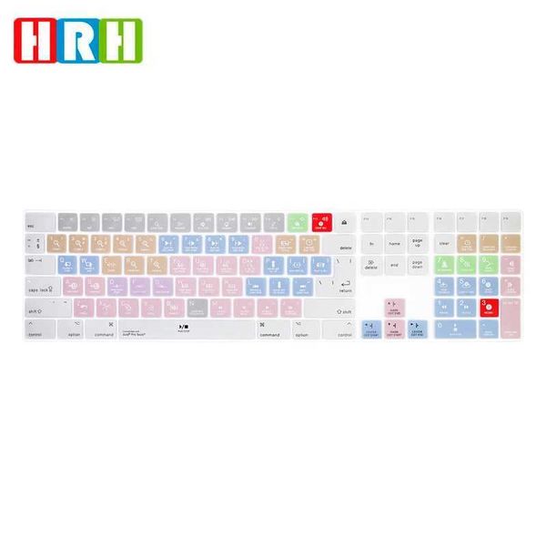 Keyboard Covers HRH Avid Pro Tool Shortcut Keyboard Skin Cover US and EU Magic Keyboard with Numeric Keyboard A1843 MQ052LL-A z0114