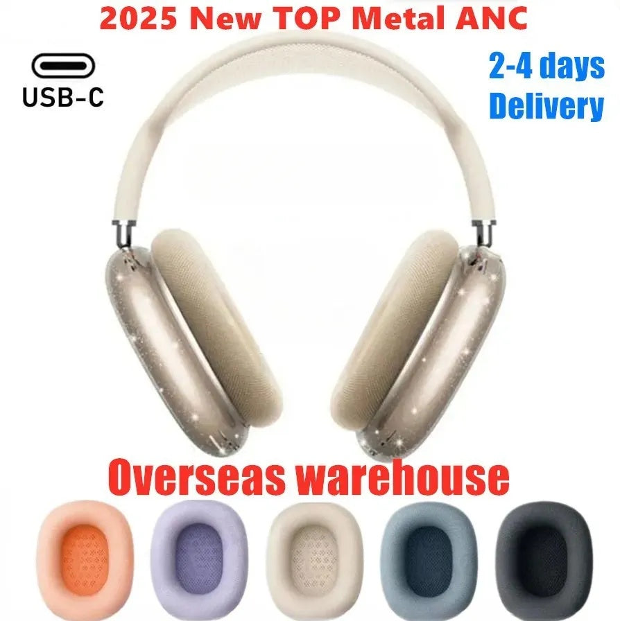 USA Stock for Apple Airpods Pro 2 Max Bluetooth Headphone Maxes Earbuds Accessories Airpod TPU Silicone Case AirPodsPro Max 2 Noise Cancelling Heads