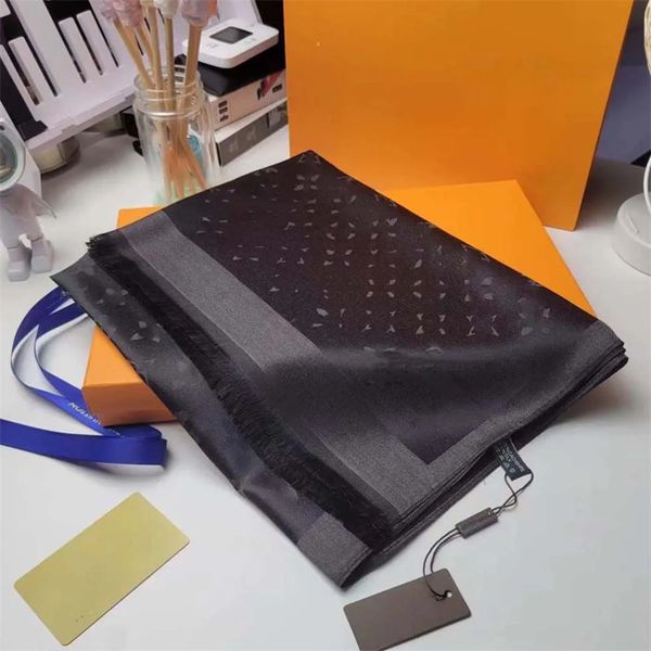 designer scarf luxury scarf for women Shawl Knitting Warm Fashion Trend Two Sides Color Temperament Travel Gift