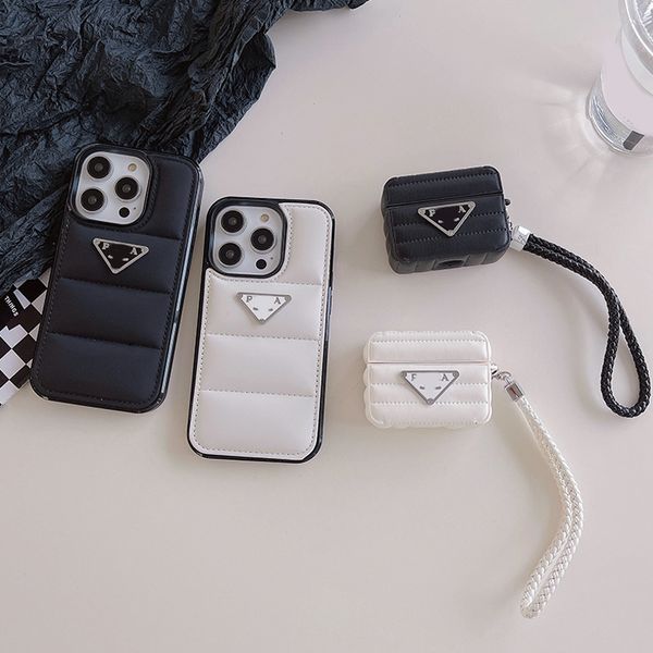 Leather Card Holder Phone Designer Case for iPhone 15 14 Pro Max 13 12 11 X XR XS 14Plus 13promax 12promax 11promax Cover Cases Free earphon