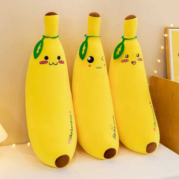 Plush Dolls Home Bedroom Simulation Software Banana Throwing Pillow Plush Toy Childrens Doll Birthday Gift Ragdoll Company Gift J241214