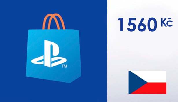 PlayStation Network Card 1560 K&#269; - PSN Czech Republic