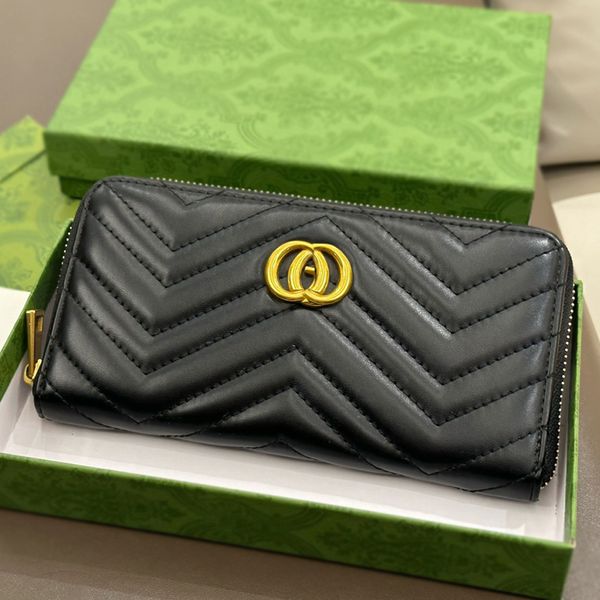 Designer Wallets Women Coin Purse Mini Bag High Quality Genuine Leather Golden Letter Cardholder Luxury Mans Bags Card Wallet Fashion Classi