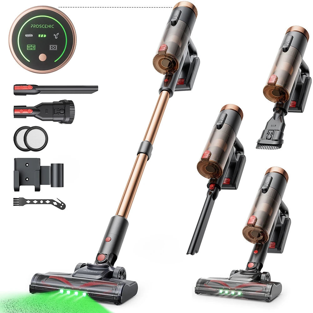 [EU Direct]Proscenic P11 Ultra Handheld Vacuum Cleaner 40kPa Cordless Vacuum Cleaner Smart LED Display High Capacity Bat