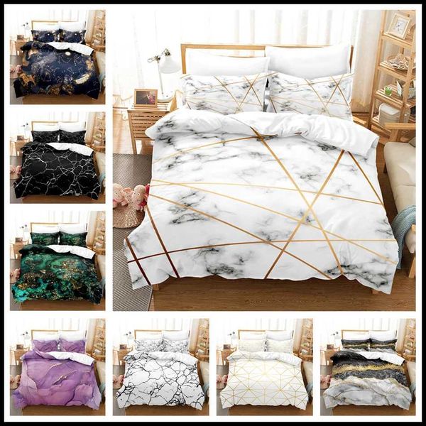 Luxury marble down duvet cover set large double king bedding set geometric comfort set mens adult and childrens duvet cover set X241029