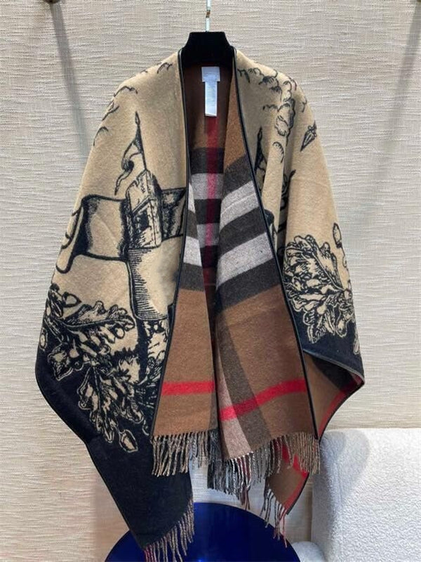 Classic Plaid Women Man Designer Scarf 100% Cashmere Scarves For Winter Warm Womens and mens Long Wraps