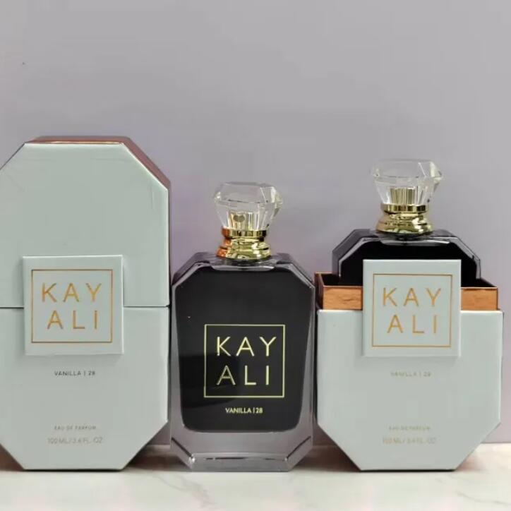 Kayali Perfume 100ml Vanilla 28 Eau De Parfum Men Woman Fragrance 3.4oz Long Lasting Smell Designer Brand EDP Man Women Neutral Cologne Spray Body M