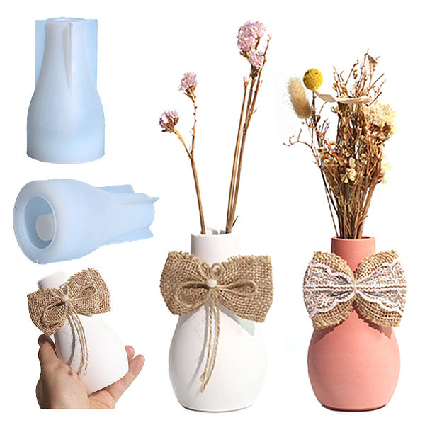 Moules de vase en silicone de qualité alimentaire bricolage