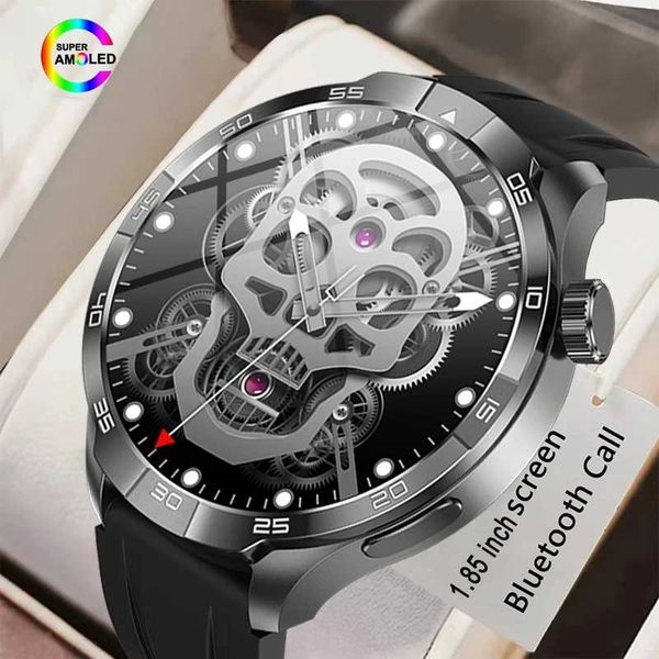 1.85-inch HD BT Call Smart Watch Men Sports Fitness GPS NFC Heart Rate Compass SmartWatch M240907