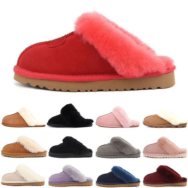 designer uggsliper Scuffette sandals classic womens slippers slides keep warm australia women Scuffs casual anti-slip indoor outdoor trainer