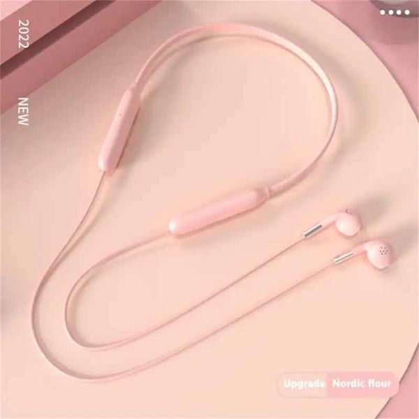 Wireless mobile phone neckband headphone set sports running waterproof headphones wireless headphones with microphone Y241031