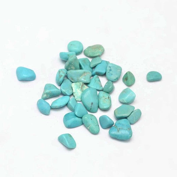 Dyed & Heated Natural Magnesite Chip Beads