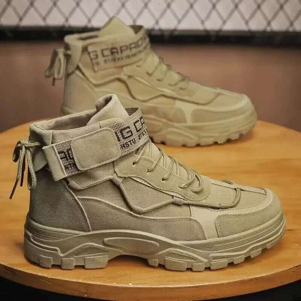 2024 Tactical Military Combat Outdoor Hiking Winter Shoes Light Non-slip Men Desert Ankle Boots