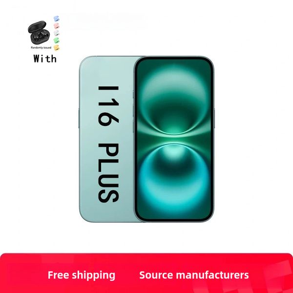 i16 plus cell phone 6.7 inch smartphone 4G LTE 5G smartphones 16GB RAM 1TB Camera 48MP 108MP Face ID GPS Octa Core android mobile phones whi