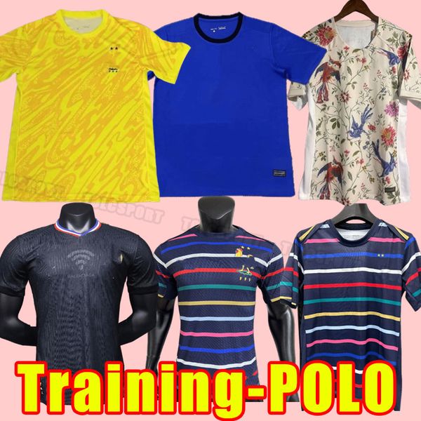 24 23 BENZEMA MBAPPE GRIEZMANN soccer jerseys French KANTE POGBA ZIDANE GIROUD MATUIDI Kimpembe VARANE PAVARO POLO Training shirts football