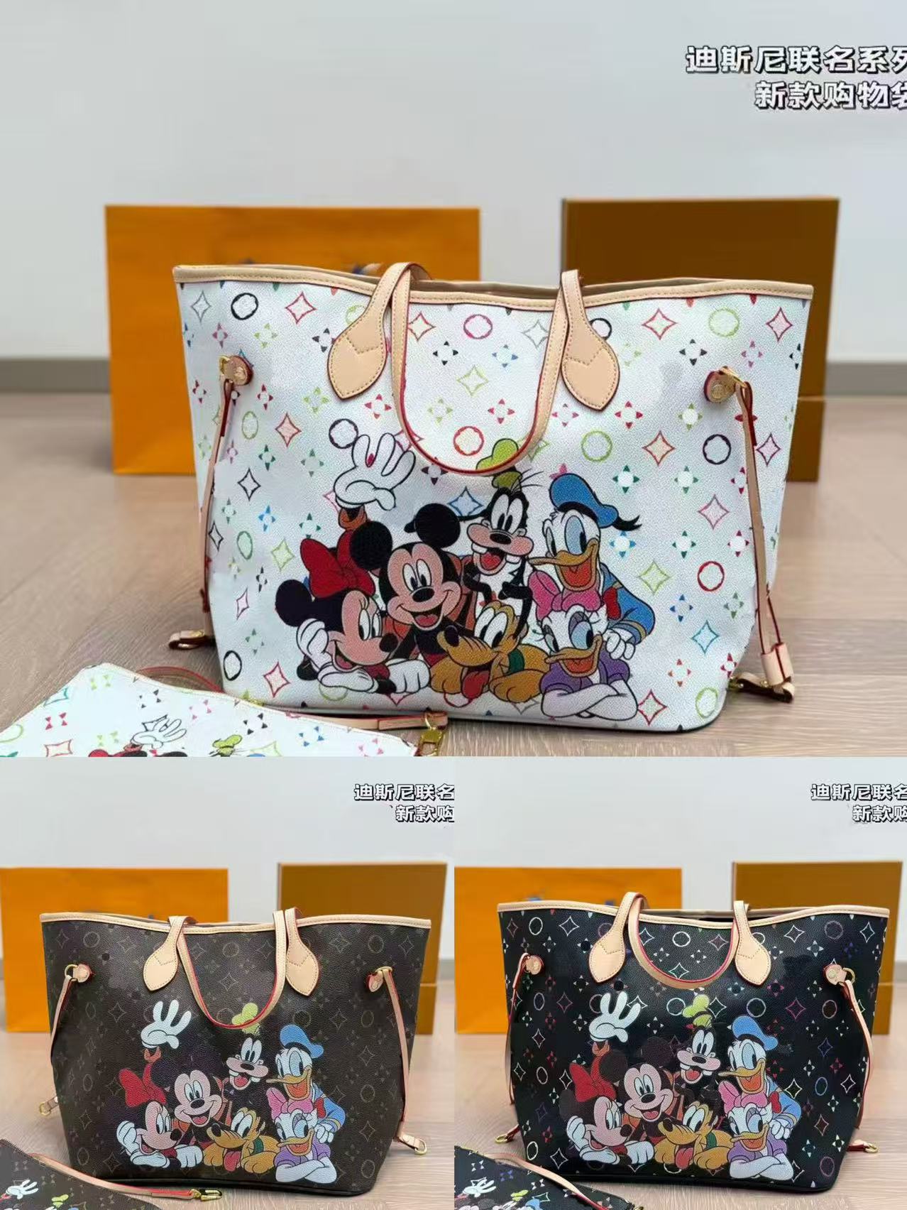 Designer Bag 2pcs Set Embossed Flower Women Handbag Shoulder Bags Fashion Composite Ladys Clutch Tote Bag shopping Female Coin Purse Designer wallet