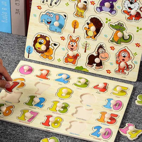 Montessori Baby Toys Borda de madeira quebra