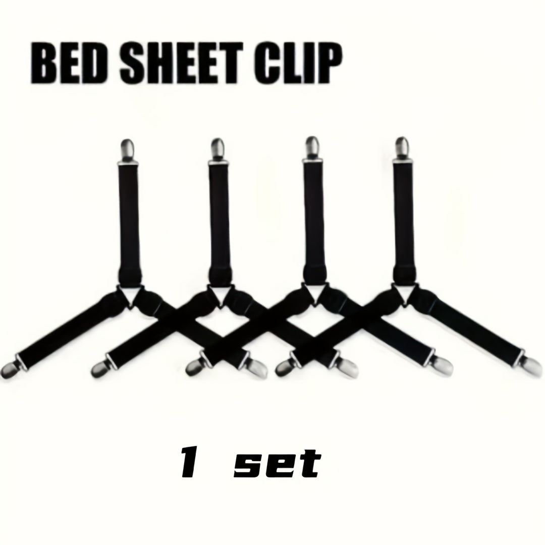 TEMU 4pcs-set Adjustable Bed Sheet Holders - Corners And Keep Sheets In