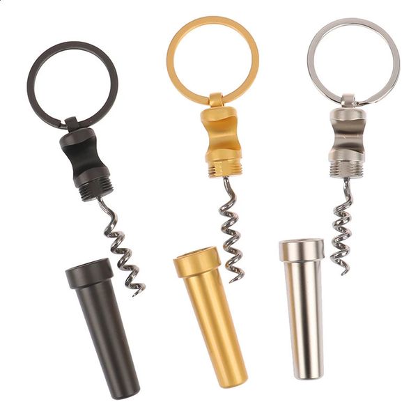 Magic Bottle Opener 1-2-3 pieces Wine Bottle Opener Portable Keychain Zinc Alloy Bottle Opener Kitchen Tool 240819
