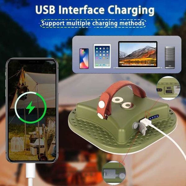 New Arrival MOSLIGHT solar charging tent with strong light equipped with magnet ZO portable flashlight cam bracket for work and maintenance