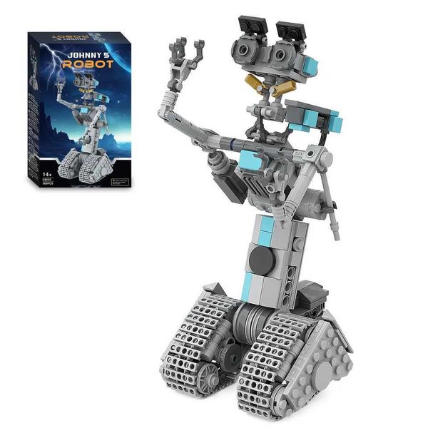 Johnny 5 Robot Building ToysMovie Short Open Circuit Figures Robot Model Building KitDecoration Building Bricks SetT250118