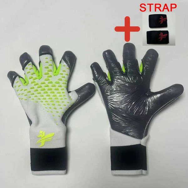 Men Kids Size Latex Profional Soccer Goalkeeper Gloves Strong Finger Football Match GlovesXJ250103