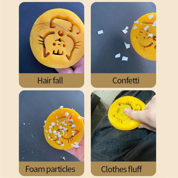 Home Washing Machine Clothing Hair Remover Laundry Discs Lucky Cat Pet Hair Catcher Stickers Laundri Ball Reusable Wash Balls