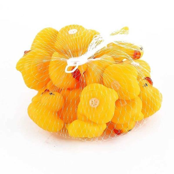Intelligence toys Cute baby Squeaky rubber duckling baby shower water toy baby birthday gift H241014