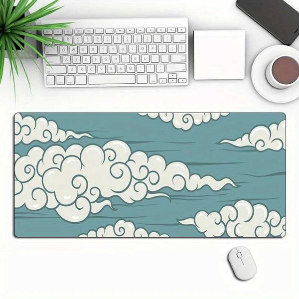 Large Gaming Mouse Pad orts Desk Mat with Smooth Surface Rubber for Easy Mouse MovementT250113