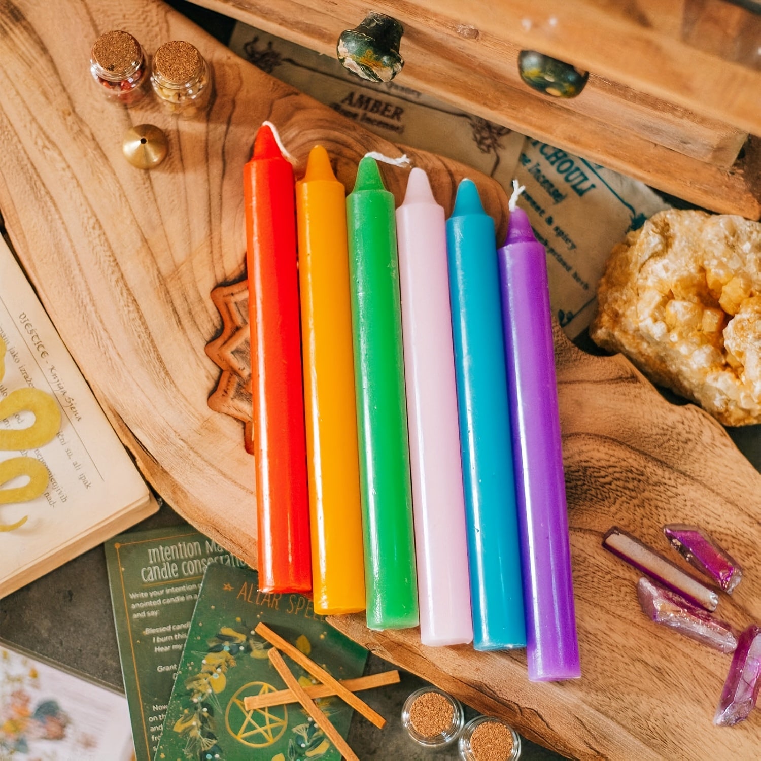 TEMU Halloween Christmas 100pcs 4-inch Color Pole Wax, No Drip, , No Fragrance, Home Dinner Candle, Hand-, High Quality, Suitable For Church, Family,