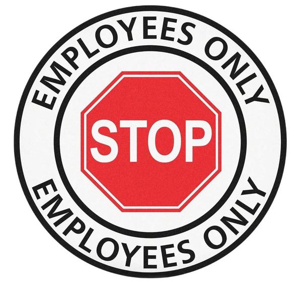 Metal Painting Do Not Enter Retro Round Metal Tin Signs Nostalgic Iron Painting Novelty For Cafe Bar Garage Bar Kitchen Garden Wall DecorXJ2