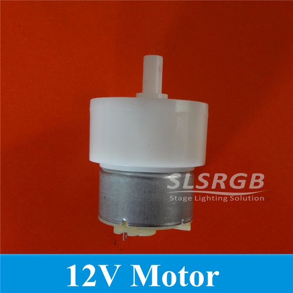 Stage Bubble Machine Motor 12V DC RPM 45R Metal Motor Plastic Motor Impeller 45r-min Mini Motor Double Wheel Foam Machine Motor