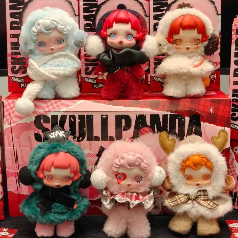New Skullpanda Winter Music Series Blind Box Pendant Plush Doll Mystery Box Toys Cute Action Figure Pendant Desktop Ornament Gift L25072311