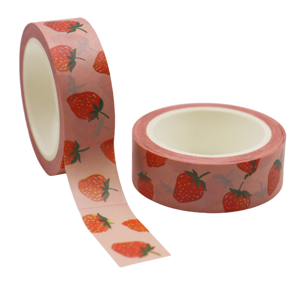 TEMU 1 Roll Of Summer-themed Washi Tape, 393.7 Inches Length, 15mm Width - In Vibrant , Ideal For Scrapbooking, Diy Crafts, Stationery, And Gift