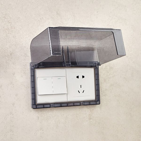 Cover Socket Outlet Box Plug Protector Outdoor Electrical Receptacle Wall Weatherproof Panel Covers Supplies Home Face