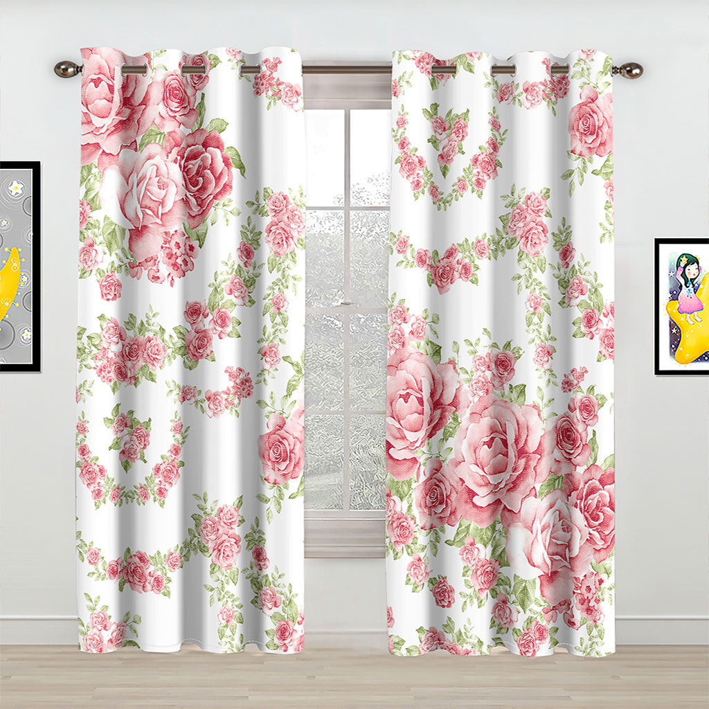 YL-37078 High-precision Customized 3D Curtain Printing Finished Landscape Wave Curtain Blackout Curtain