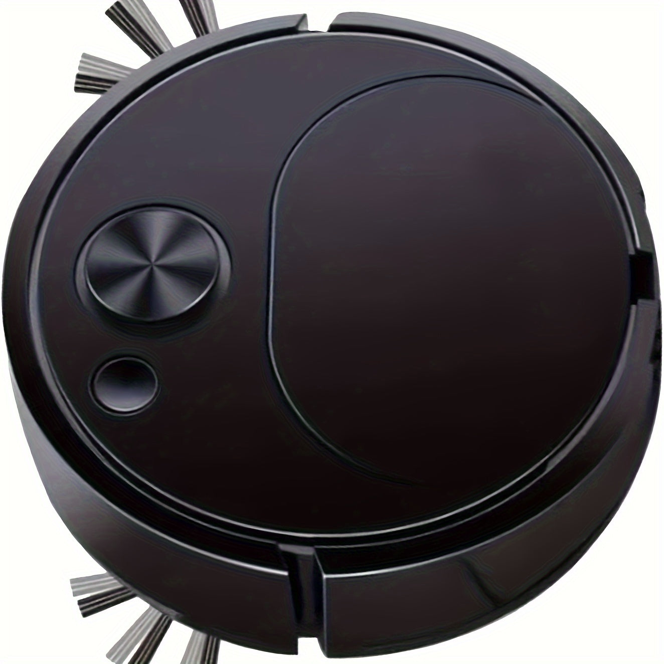 TEMU 3-in-1 Robot Vacuum Cleaner, Intelligent Sweeping Robot For Sweeping, Vacuuming, And Mopping, Mini Ultra-thin And Silent, Suitable For Hard