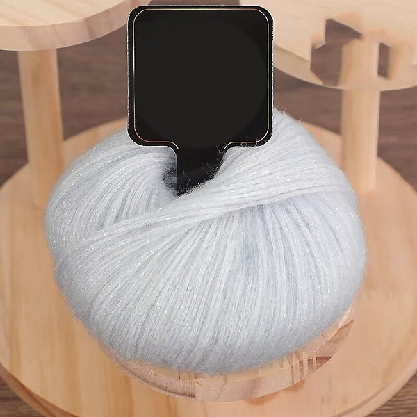 Filato di mohair glitterato