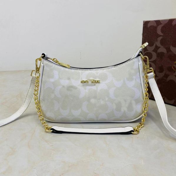 Totes women bags crossbody half moon purses designer woman handbag letter shoulder cross body bag gold chain purse leather mi