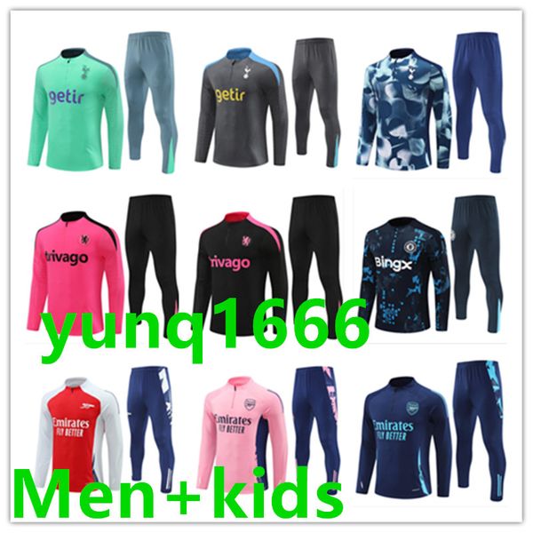 24 25 spurs soccer jersey training DELE SON HAM BALE KANE HOJBJERG BERGWIJN LO CELSO2024 men kids Long sleeve football tracksuit Sportswear