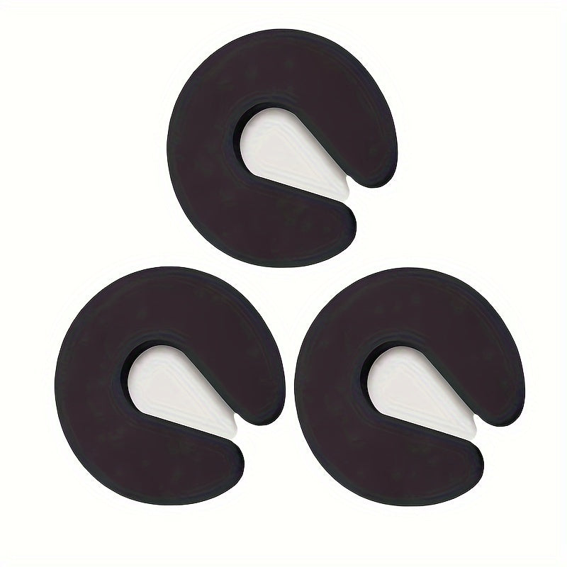 TEMU 3pcs Washing Machine Door Stops - Ventilation, Anti-pinch, Fits Most Washers And Doorways, Matte , Plastic Material