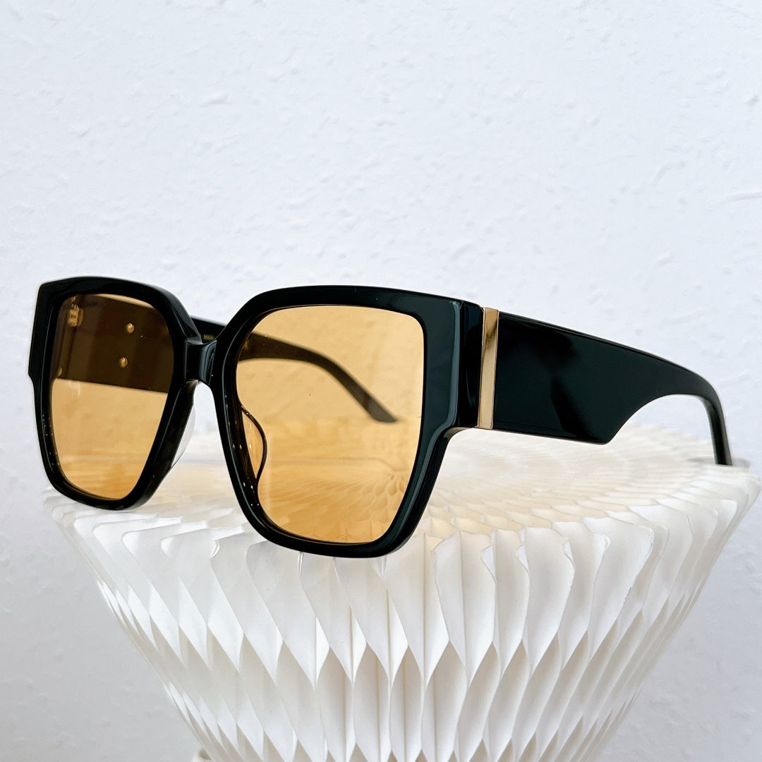 square sunglasses dg bn sunglass designer sunglasses men women glasses Big frame Large frame wide mirror leg metal letter combination mark Fashion p